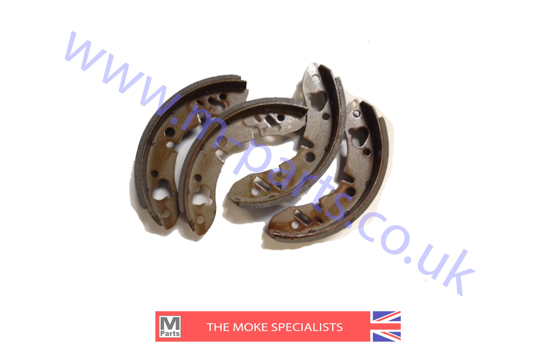 5. Front brake shoes 1.5'' wide